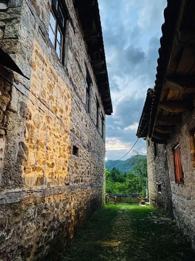 Cottage Modrich Struga Bagian luar foto