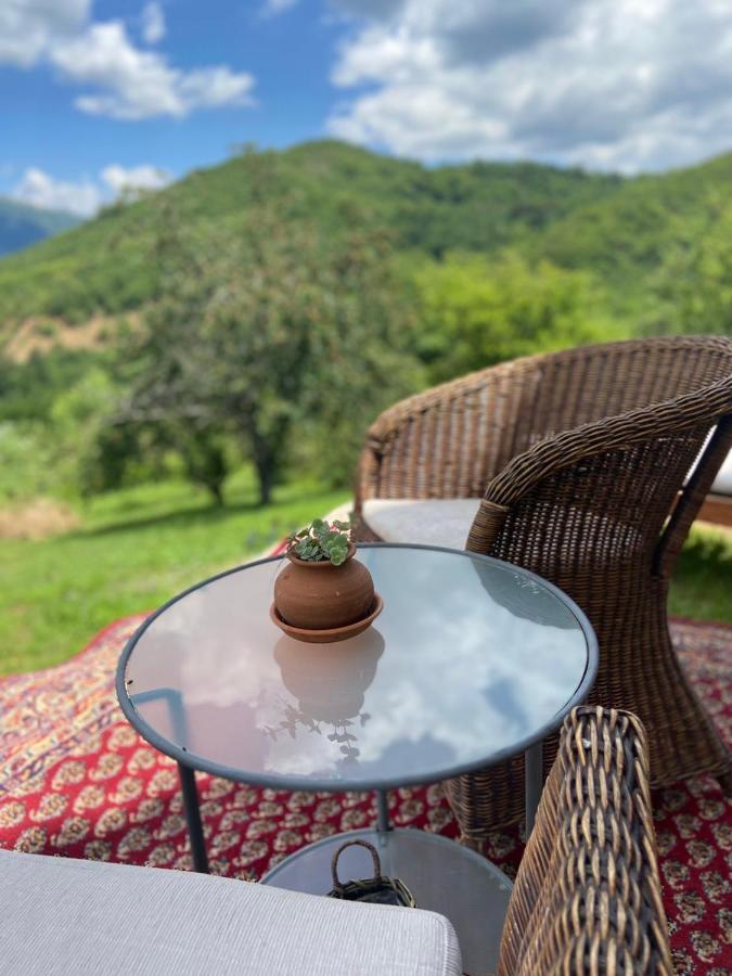 Cottage Modrich Struga Bagian luar foto